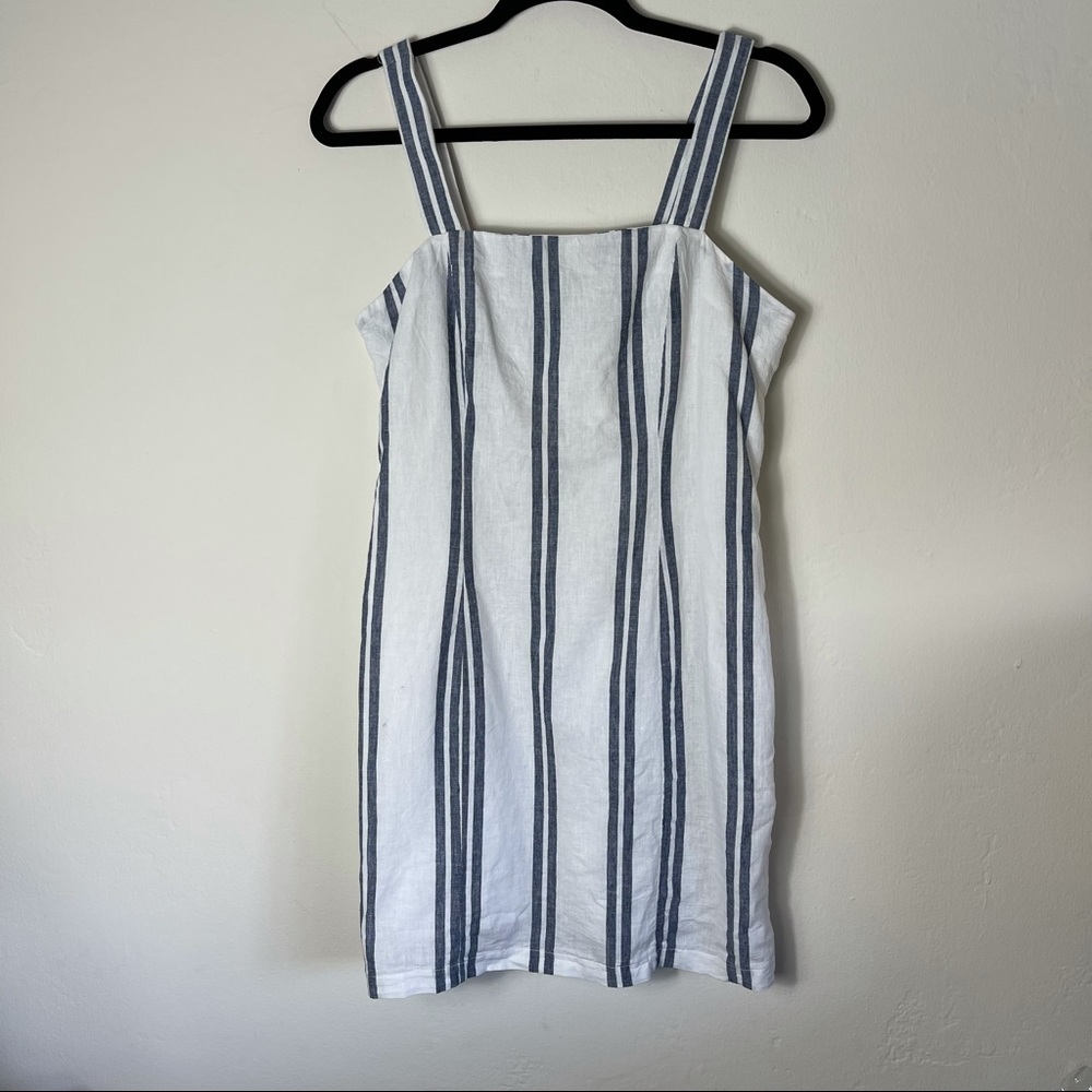 NWT Forever 21 Navy and White Striped Woven Dress